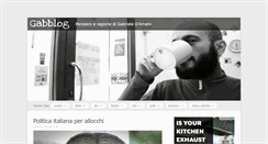 Desktop Screenshot of gabblog.it